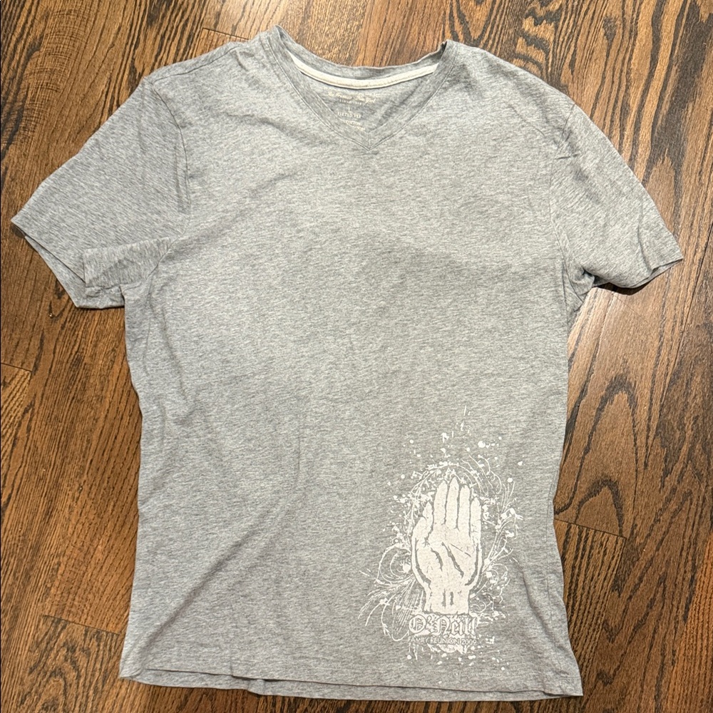 Banana Republic Gray Graphic Tee